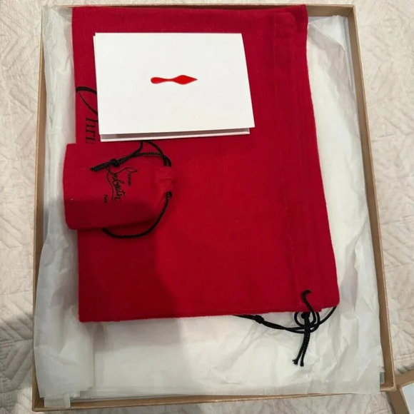 AUTHENTIC Black Rosalie 100mm, Christian Louboutin, Size 37  (Not For Bundle) - Picture 7 of 12